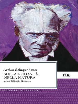 cover image of Sulla volontà nella natura